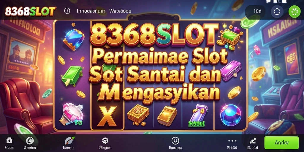 Screenshot utama 8368SLOT menampilkan keseruan gameplay slot.