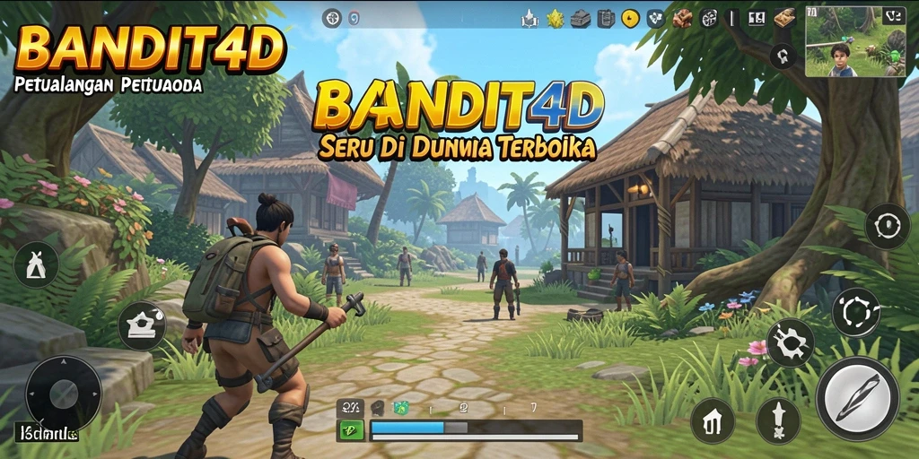 Screenshot BANDIT4D menampilkan aksi seru dalam dunia terbuka yang luas.