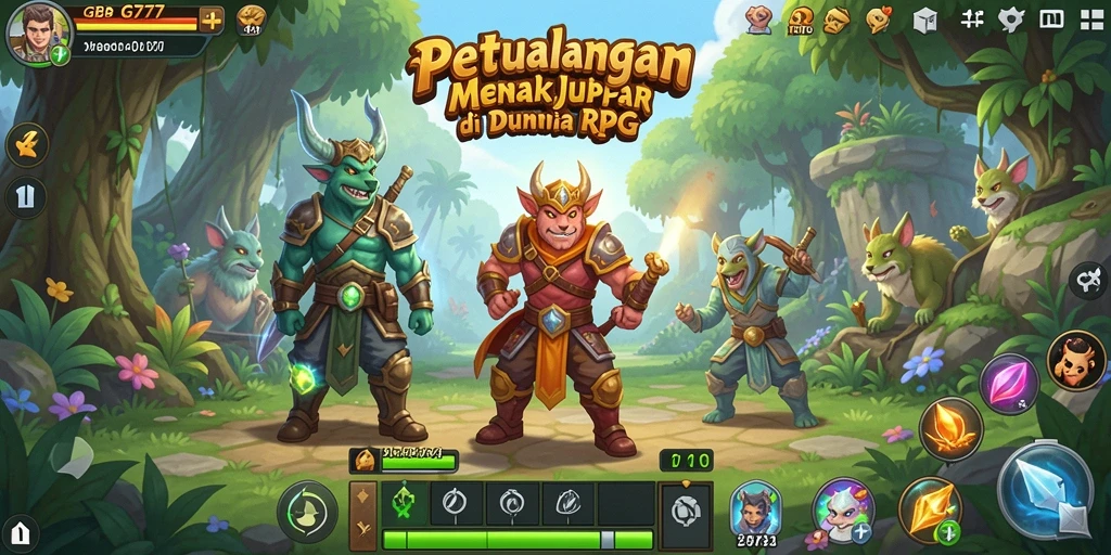 Gameplay RPG seru dengan grafis menakjubkan dalam GB777.