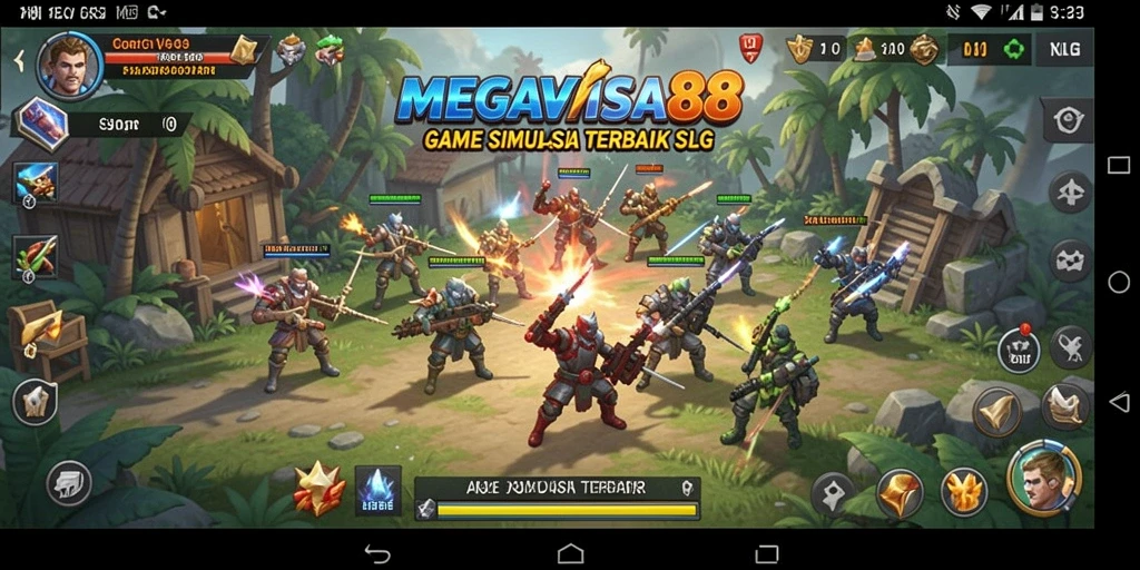 Tampilan gameplay seru di MEGAVISA88 dengan strategi mendalam.