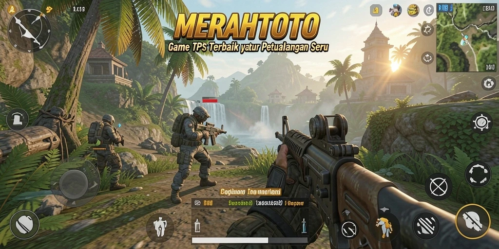 Screenshot gameplay <strong>MERAHTOTO</strong> menampilkan aksi menegangkan dan grafis yang memukau.